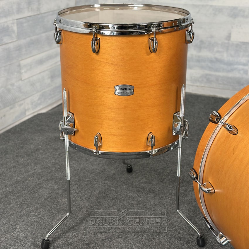 Yamaha Tour Custom Maple 4pc Drum Set 22/12/16/14 Caramel Satin - Drum Center Of Portsmouth